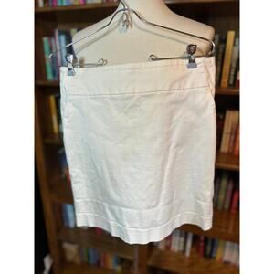 Ann Taylor white miniskirt